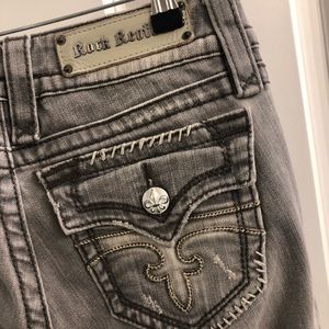 Rock Revival Grey Denim jeans size 28